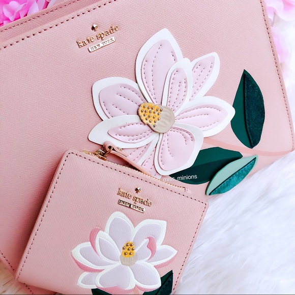 Kate Spade Swamped Magnolia Sam Bag Wallet Set - Picture 3 of 8